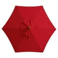 thumbnail image 2 of Auvent de Remplacement pour Parasol de Patio 9 Pi, Auvent de Marché, Auvent de Parasol d'Extérieur avec 6 Baleines, 2 of 5