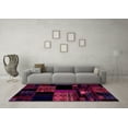 thumbnail image 3 of Ahgly Company Indoor Rectangle Patchwork Pink Transitional Area Rugs, 5' x 7', 3 of 4