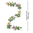 thumbnail image 3 of Beforeyayn Colorful Artificial Vine Garland, Spring Summer Outdoor Decor with Butterflies and Flowers, Realistic Foliage for Patio Fence and Door, Vibrant Decorative Strand for Garden Spaces, 3 of 7
