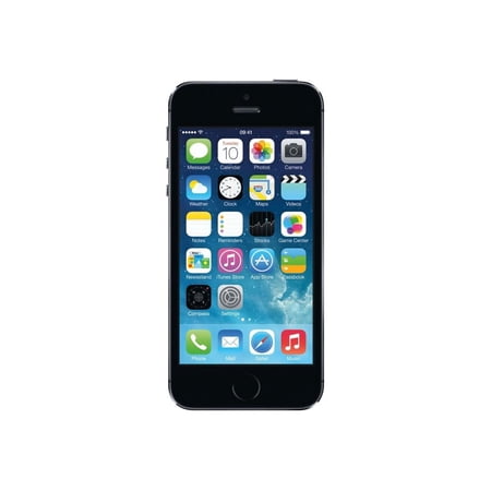 Restored Apple iPhone 5S - 4G smartphone / Internal Memory 16 GB - LCD display - 4" - 1136 x 640 pixels - rear camera 8 MP - front camera 1.2 MP refurbished - space gray (Refurbished)