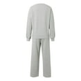 thumbnail image 6 of Women's Casual Sports Sweatshirt & Sweatpants Set - Elastic Waist Polyester - S-XXL, 6 of 8