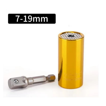 

Fathers Day Dad Gifts from Daughter Kids Son Wife Super Universal Socket Tools Gifts for Men Grip Set with Power Drill Adapter Gadgets for Men Birthday Gifts for Dad Women Husband