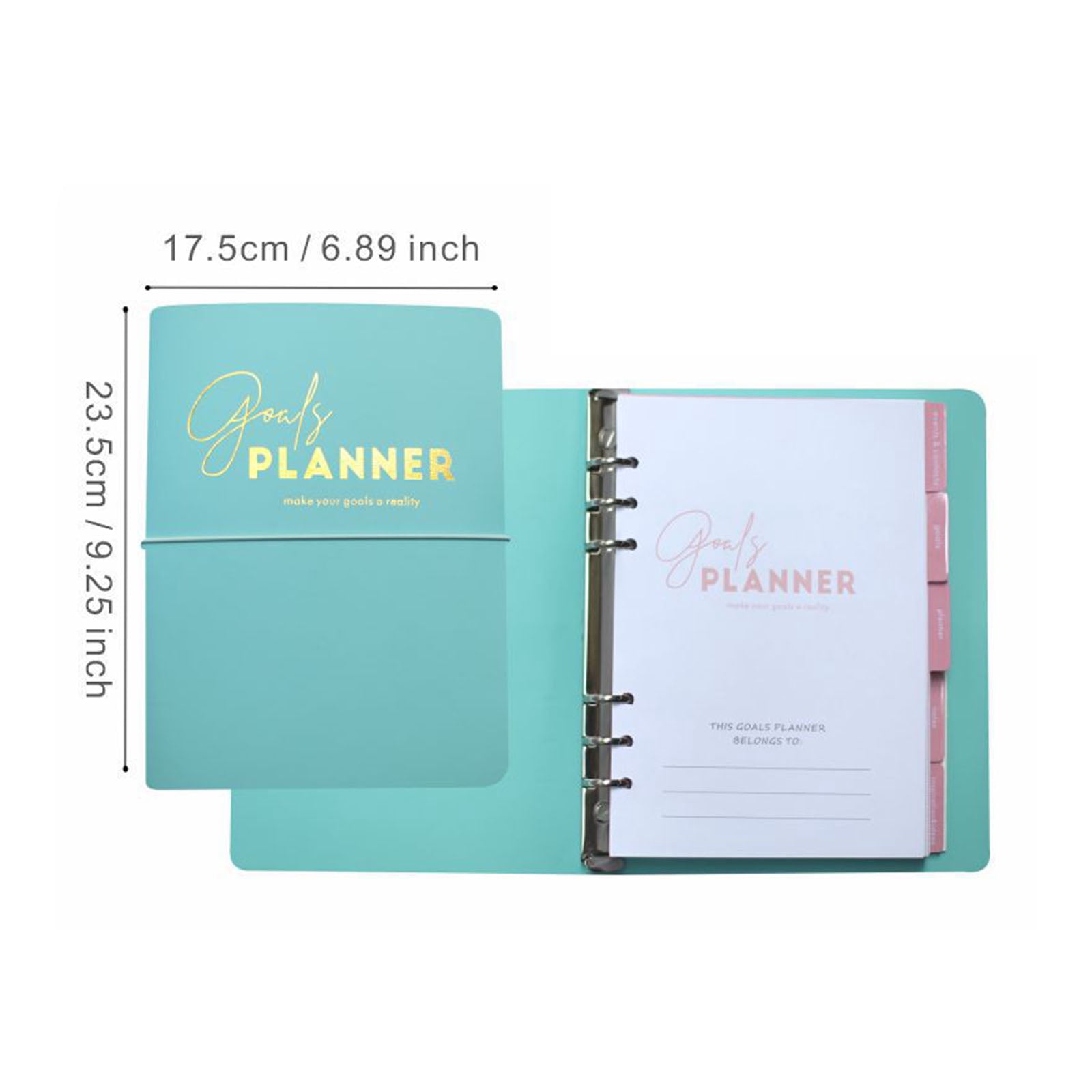 Stylish 2026 Desk Calendar Planner With Laminated Tabs And Spacious Layout For Efficient Scheduling