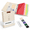 Beige-2in (Letter Size), variant on 2 Inch 3 Ring Binder Organizer With Zipper Pouch Purple Linen Clipboards Portfolio (8.5" X 11") 5 Plastic Folders 10 Pockets Hard