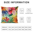 thumbnail image 5 of Qinduosi Outdoor Decorative Throw Pillow Cover, Patio Flower Pillow Cushion Cases for Couch, Sofa, Bed (Insert Not Included) White, 5 of 5
