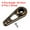Gold, variant on Aluminum Alloy 25T Steering Servo Double Hole Arm Horn Silver for RC Car/Boat/Airplane Boat Accessories 4 Pcs