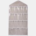 thumbnail image 3 of Armario con 16 bolsillos, bolsa colgante transparente, sujetador, ropa interior, estante de papelería, almacenamiento, ahorro de espacio, organizador ordenado, 3 of 5