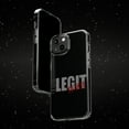 thumbnail image 6 of DistinctInk Clear Hybrid Case for Apple iPhone 15 Pro Max (6.7" Screen) - Too Legit To Quit - Lightweight Grip, 6 of 9