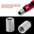 thumbnail image 3 of 50X M6X1.0X3D Helicoil Stainless Steel Thread Repair Insert Kit Set Equipment, 3 of 8