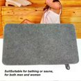 thumbnail image 4 of Felt Mat Felt Sauna Cusion Water Absorption SPA Heat Insulation Mat for Sauna Bath House Shower Room, 4 of 5