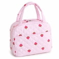 thumbnail image 2 of Lunch Box for Women Clearance, Strawberry Stripe Design Insulated Lunch Bag with Handle, Cute Small Cooler Reusable Lunch Bags for Adult Portable Cooler, Tote Bags for Work Picnic, 2 of 6