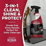 Weiman Cooktop Cleaner for Daily Use (2 Pack) Streak Free, Residue Free, Non-Abrasive Formula - 22 fl oz w/ Micro Fiber Towel
