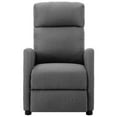 thumbnail image 3 of vidaXL Electric Massage Chair Light Grey Fabric, 3 of 5