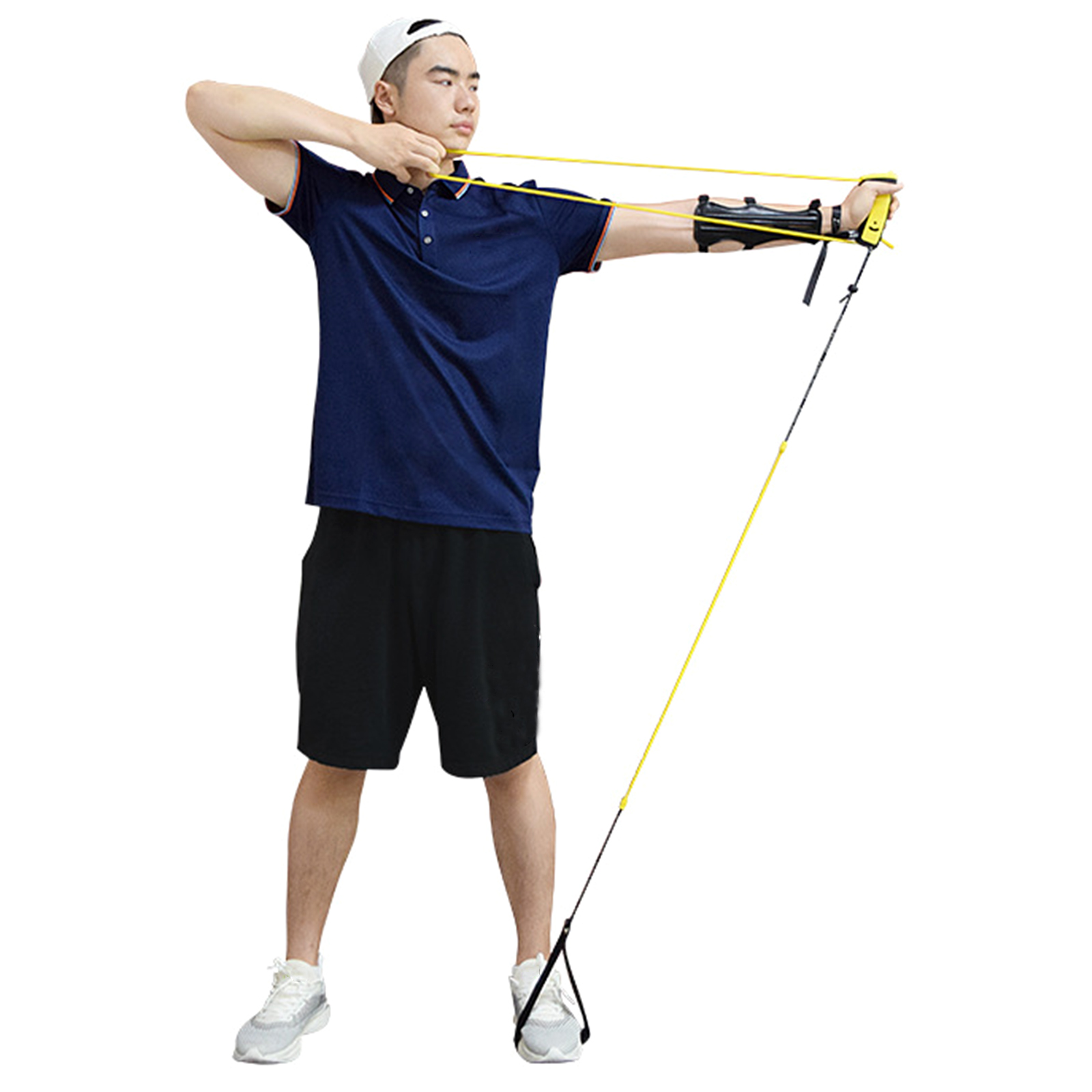 Trainer Band Training, Portable Bow Handle Tension Hand Extensor Resistance Band Device