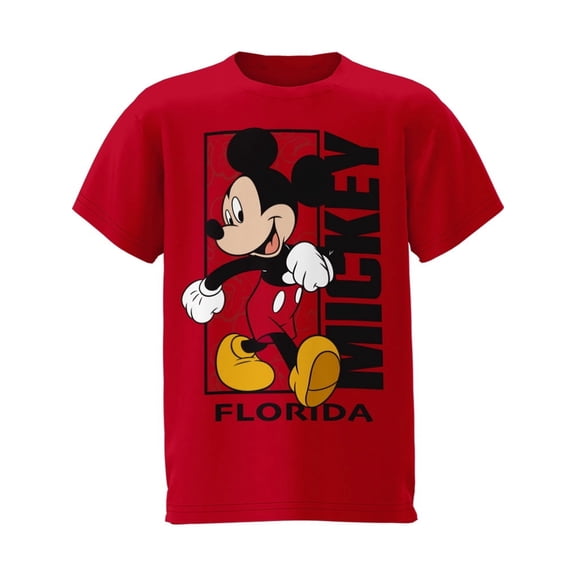 FL Mickey Strut Disney Youth Boys Tee Shirt