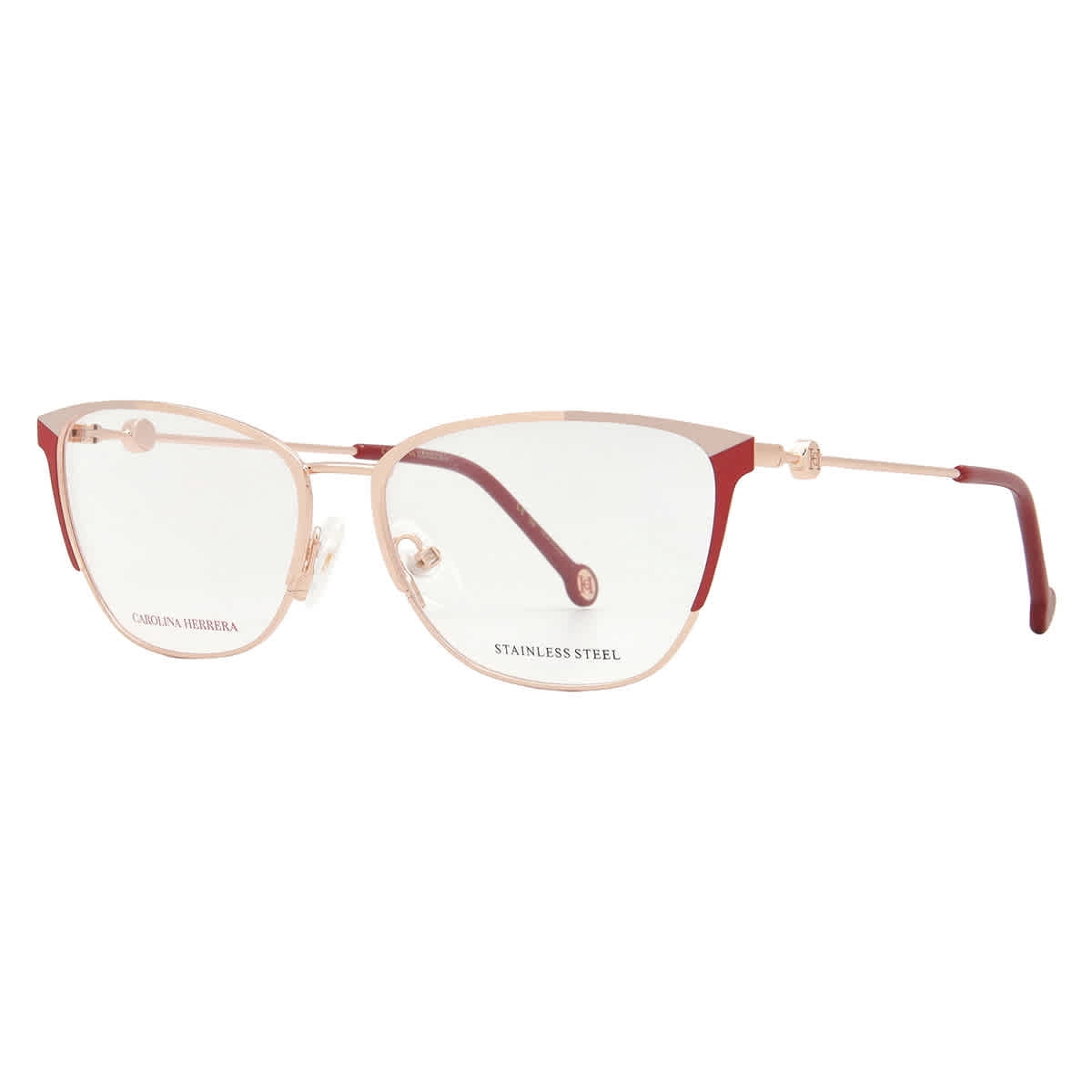 NWT Carolina Herrera HER-0114-O63-54 Brown 54mm Eyeglasses Carolina Herrera HER 0114-0O63 00 54mm New Eyeglasses  main image 3
