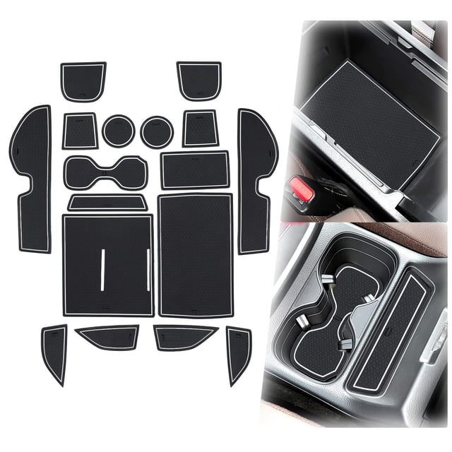 Alfombrillas con ranuras para puertas de coche para Honda CRV 2023 de BIBIBO, 17 unidades