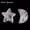 Clear Quartz, variant on MATROOY 2pcs Natural Crystal Moon Star Carved Quartz Stone Reiki Healing Gift-Amethyst