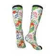 thumbnail image 4 of Daiia Sports Socks Mushroom and Frogs Printed Novelty Crew Socks for Men Women Knee High Socks Cotton Socks Soft & Breathable Support Unisex Socks, 4 of 9