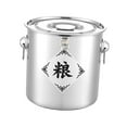 thumbnail image 4 of TISHITA Pantry Storage Food Storage Container Heavy Duty Round Rice Container Sealed Food Storage Bins for Tea Rice Coffee Household With Buckle Lock, 4 of 8