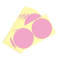 thumbnail image 1 of Unique Bargains Color Sticker Round Label 100mm for Office Marker Pink Pack of 100, 1 of 5