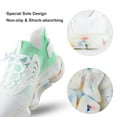 thumbnail image 7 of Aesthetic Sage Green And White Gradient Walking Shoes for Men Woman Lightweight Tennis Fashion Elastic Sports Shoes Cushion Basketball Shoes, 7 of 7