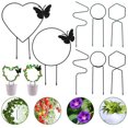 thumbnail image 2 of Soporte De Metal Para Plantas De Jardín Para Plantas Trepadoras, Enrejado Para Plantas, Mini Estante Para Plantas Trepadoras, Marco De Soporte Para Plantas, Herramientas De Jardín Muyoka Hogar, 2 of 7