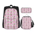 thumbnail image 1 of Disketp Cute puppy Mochila Estampada de Gran Capacidad con Lonchera y Estuche, Set de 3 Piezas para Estudiantes, 1 of 7