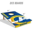 thumbnail image 3 of YouTheFan NFL Los Angeles Rams 2' x 3' Cornhole Game, 3 of 6