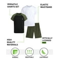 thumbnail image 3 of RBX Boys Active Shorts Set - 3 Piece Boys Athletic Shirts and Active Basketball Shorts (4-12), 3 of 7
