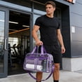 thumbnail image 6 of WSZZL Transparent PVC Travel Bag, Large Capacity Fitness Storage Bag, Waterproof Gym Duffel with Spacious Compartments, Ideal for Stadiums, Concerts, Events, Versatile for Daily Use, 6 of 6