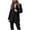Black, variant on Meichang Womens 3 Piece Blazer Sets Formal Lapel Collar Work Blazer And Slimming Pants with Belt Dressy Solid Business Suit Set