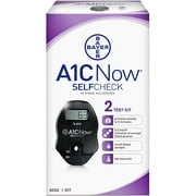 Bayer A1CNow SelfCheck AtHome A1C System, 2 Test Kit