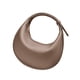 thumbnail image 4 of Bolso de hombro elegante tipo hobo para mujer, tipo media luna, para uso diario, vacaciones y viajes. Marrón oscuro, 4 of 9