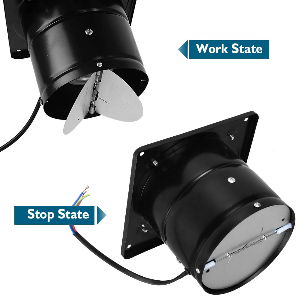 4 Inch Exhaust Fan,Wall Mounted Vent Fans,Ventilation Extractor Fan 110V Wall-Mounted Square Blower for Kitchen,Bathroom,laundry room
