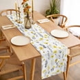 thumbnail image 3 of Yellow Spring Floral Table Runner 108 Inches Long Farmhouse Dress Scarves, Flowers Botanical Elegant Pastoral Dining Tablerunner for Coffee Table/Kitchen Island/Party Décor, 13" x 108", 3 of 8