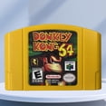 thumbnail image 1 of N64 tarjeta de juego RPG Cosplay Donkey Kong Diddy pequeño juego de aventuras para Nintendo N64, 1 of 3