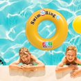 thumbnail image 1 of Anillo de natación inflable con letras para niños y adultos, círculo de flotador de mar de piscina gruesa (90) Sywqhk Para Estrenar, 1 of 9