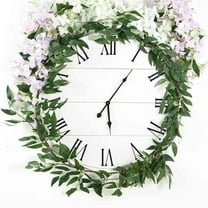 Efavormart 5 FT | Real Touch Willow Green Leaves Artificial Garland Vines For Wedding Events Decoration