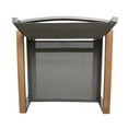 thumbnail image 3 of Adley Outdoor Mesh Dining Chairs with Aluminum Frame, Set of 2, Gray, Gray, 3 of 12