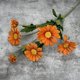 thumbnail image 1 of Nvzi 6 flores artificiales de tacto real para decoración del hogar, oficina, boda, arreglo floral (naranja, 77 cm de largo), 1 of 5