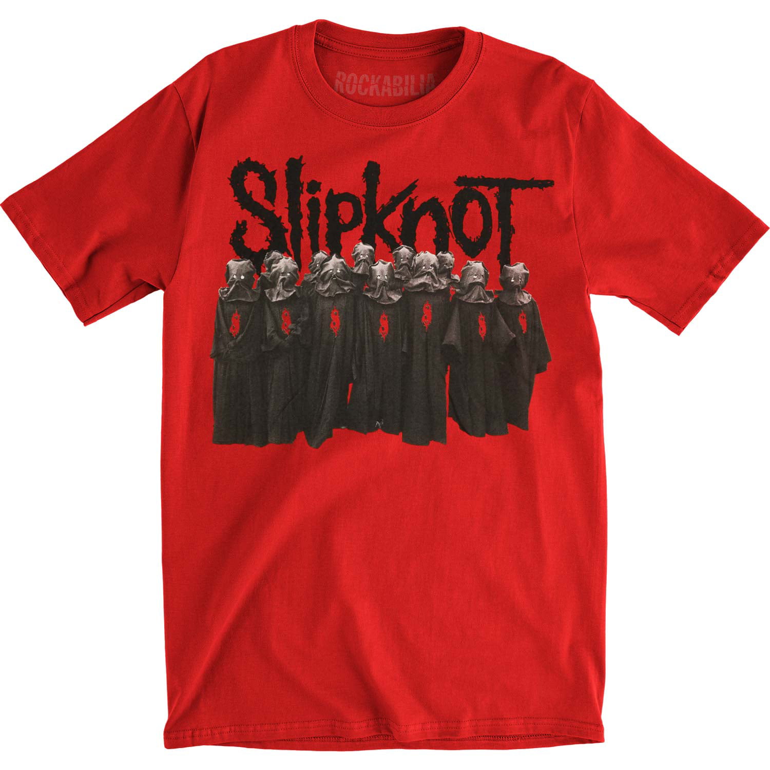Slipknot Boys 'Choir pour enfants T-shirt rouge imprimé dans le dos 