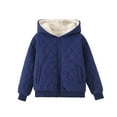 thumbnail image 3 of MEZZALL Child Boys Girls Windproof Hooded Coats Plaid Jacket Kids Warm Outerwear Boho Long Sleeve Tops, 3 of 9