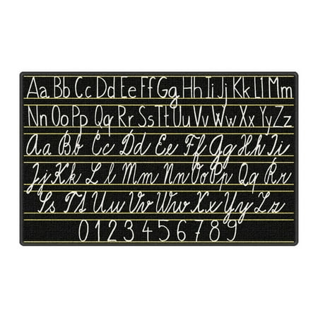 - Flagship Carpets Kids Learning Essential Handwriting Samplers Educational Rug Nylon Rectangle 4' x 6'
