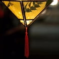 thumbnail image 5 of Linterna de material de decoraciones portátiles Juguete luminoso Borla antigua Lámpara de lámpara china de creativa para vacaciones B shamjiam Lampara de papel, 5 of 5