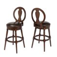 Candace Bar Height Swivel Stool, Walnut