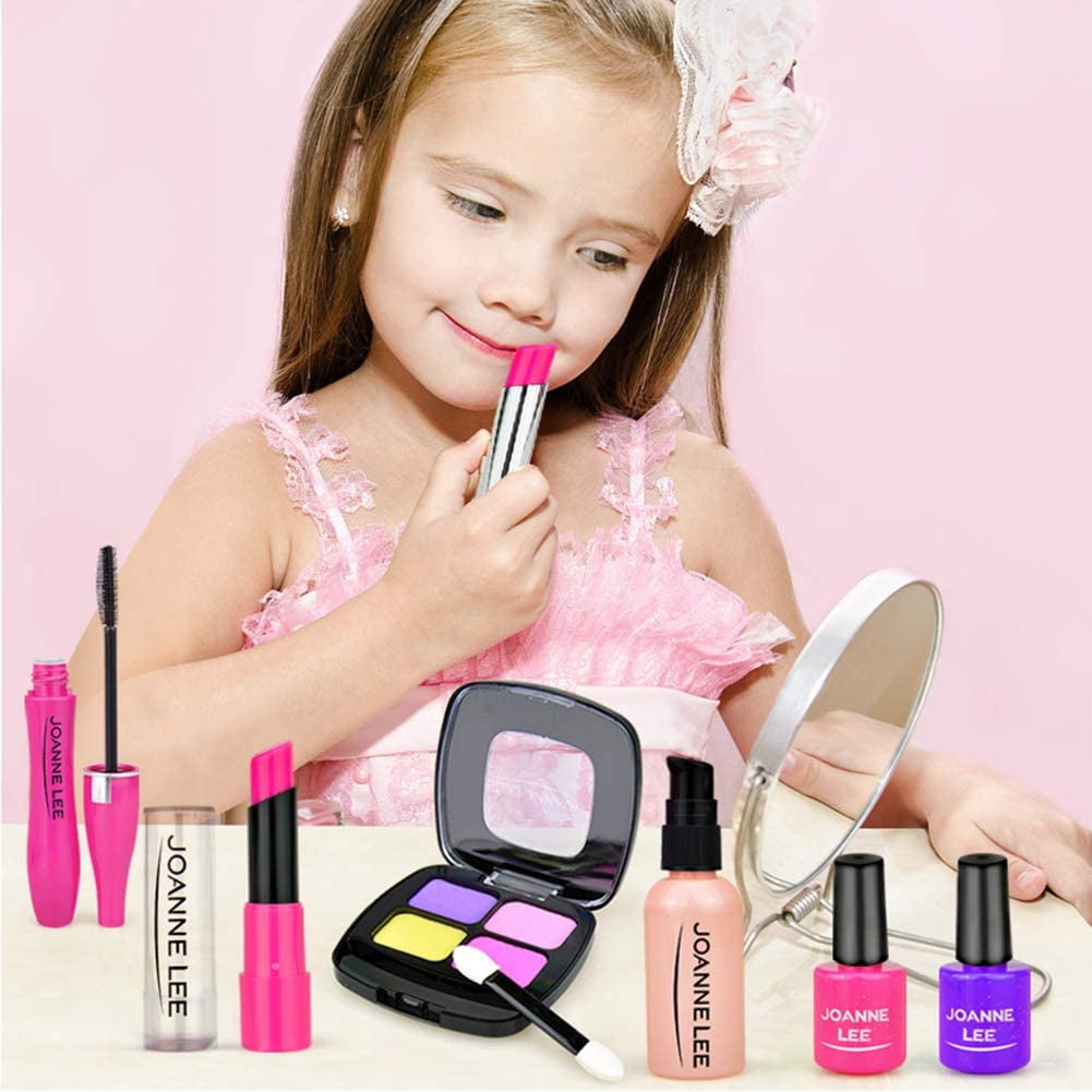 Pretend Makeup for Girls Kids Makeup Kit for Girl Play Makeup for Toddlers Makeup Play Set with