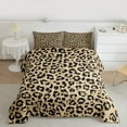 thumbnail image 2 of Homewish Cheetah Print Bedding Comforter Set 2pcs for Female Men Adults,Jungle Animal Leopard Twin Comforter Sets Microfiber,Woodland Wildlife Breathable Bedding Set,Ultra Soft Home Decor,Reversible, 2 of 8