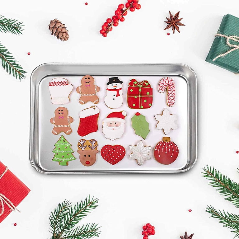 Stainless Steel Toaster Oven Baking Tray 10 X 8 Inch photo 3