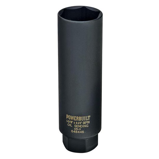 Powerbuilt 1/2in Driver Oil Pressure Sending Unit Socket 648446